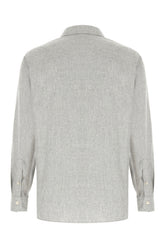Camicia in lana grigia -  | High Quality Luxury Handbag Shop