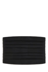 Corpino in misto seta nera -  | High Quality Luxury Handbag Shop