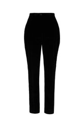 Black velvet pants -  | High Quality Luxury Handbag Shop