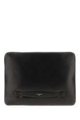Black nappa leather pouch -  | High Quality Luxury Handbag Shop