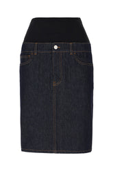 Gonna in denim -  | High Quality Luxury Handbag Shop