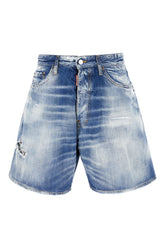 Denim Boxer bermuda shorts -  | High Quality Luxury Handbag Shop