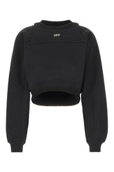 Black cotton sweatshirt -  | High Quality Luxury Handbag Shop