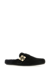 Slippers Mellow in pelle scamosciata nera -  | High Quality Luxury Handbag Shop
