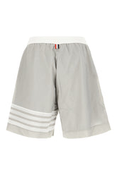 Grey nylon bermuda shorts -  | High Quality Luxury Handbag Shop