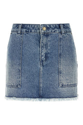 Denim mini skirt -  | High Quality Luxury Handbag Shop