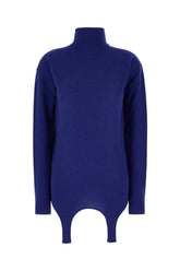 Maglione in cashmere blu -  | High Quality Luxury Handbag Shop