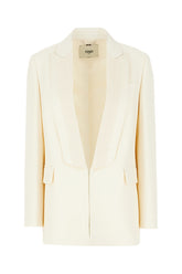 Ivory wool blend blazer -  | High Quality Luxury Handbag Shop