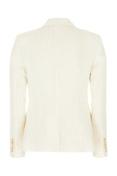 Embroidered wool blend blazer -  | High Quality Luxury Handbag Shop