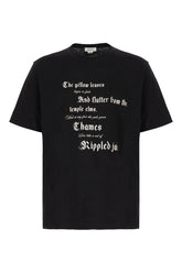 Black cotton t-shirt -  | High Quality Luxury Handbag Shop