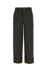 Dark grey cotton pants -  | High Quality Luxury Handbag Shop