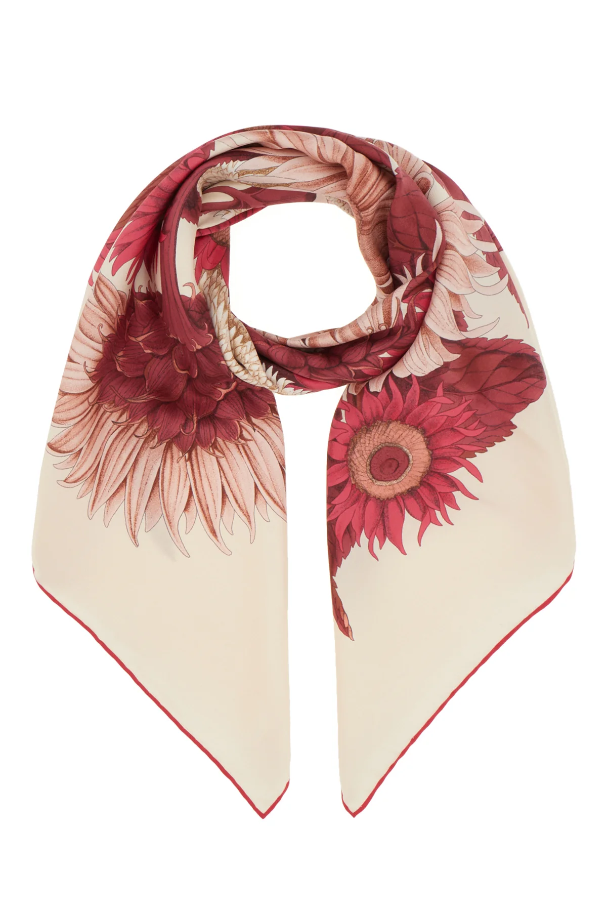 Printed silk foulard -  | High Quality Luxury Handbag Shop