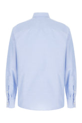 Camicia in cotone azzurro -  | High Quality Luxury Handbag Shop