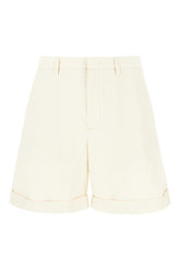 Sand cotton bermuda shorts -  | High Quality Luxury Handbag Shop