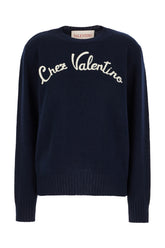 Midnight blue wool sweater -  | High Quality Luxury Handbag Shop