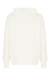 Ivory cotton sweatshirt -  | High Quality Luxury Handbag Shop