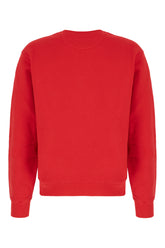 Red cotton sweatshirt -  | High Quality Luxury Handbag Shop