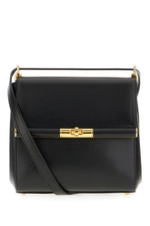 Black leather Marlene crossbody bag -  | High Quality Luxury Handbag Shop