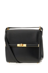 Black leather Marlene crossbody bag -  | High Quality Luxury Handbag Shop
