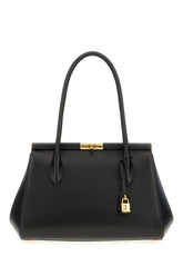 Black leather Marlene handbag -  | High Quality Luxury Handbag Shop