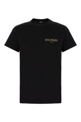 Black cotton t-shirt -  | High Quality Luxury Handbag Shop