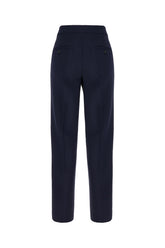 Midnight blue wool blend pants -  | High Quality Luxury Handbag Shop