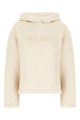 Sand cotton blend sweatshirt -  | High Quality Luxury Handbag Shop