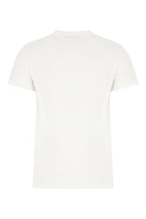 T-shirt in cotone bianco -  | High Quality Luxury Handbag Shop