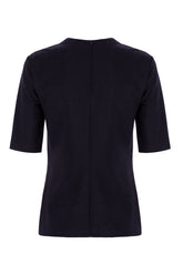 Midnight blue wool t-shirt -  | High Quality Luxury Handbag Shop
