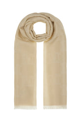Sand wool blend scarf -  | High Quality Luxury Handbag Shop