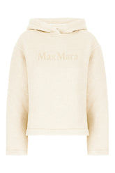 Sand cotton blend sweatshirt -  | High Quality Luxury Handbag Shop