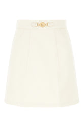 Sand denim mini skirt -  | High Quality Luxury Handbag Shop