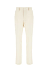 Pantalone in lana avorio -  | High Quality Luxury Handbag Shop