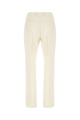 Pantalone in lana avorio -  | High Quality Luxury Handbag Shop