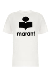 White linen t-shirt -  | High Quality Luxury Handbag Shop