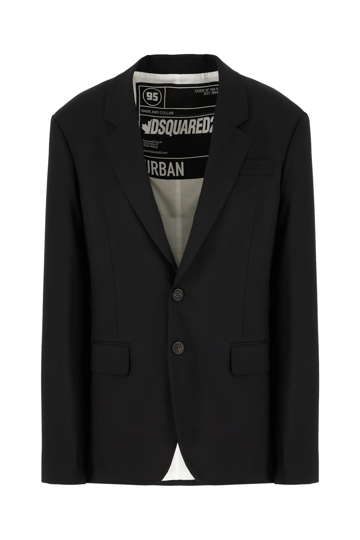Black stretch wool suit -  | High Quality Luxury Handbag Shop