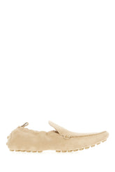 Sand suede Gommino 22L loafers -  | High Quality Luxury Handbag Shop