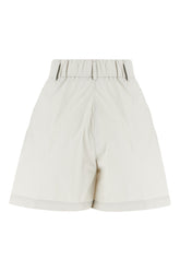 Grey stretch nylon shorts -  | High Quality Luxury Handbag Shop