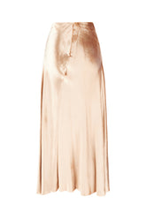 Gonna in misto viscosa rosa antico -  | High Quality Luxury Handbag Shop