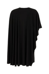 Black stretch viscose mini dress -  | High Quality Luxury Handbag Shop