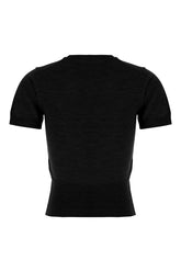 Black cotton t-shirt -  | High Quality Luxury Handbag Shop