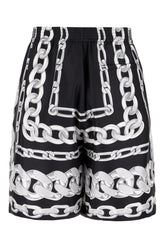 Printed silk bermuda shorts -  | High Quality Luxury Handbag Shop