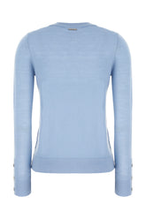 Powder blue wool sweater -  | High Quality Luxury Handbag Shop