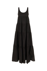 Black stretch cotton dress -  | High Quality Luxury Handbag Shop