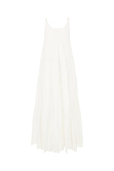 White stretch cotton dress -  | High Quality Luxury Handbag Shop