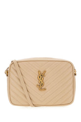 Cappuccino leather Lou crossbody bag -  | High Quality Luxury Handbag Shop
