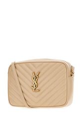Cappuccino leather Lou crossbody bag -  | High Quality Luxury Handbag Shop