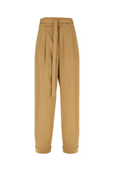 Beige cotton pants -  | High Quality Luxury Handbag Shop