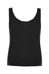 Top in misto viscosa nera -  | High Quality Luxury Handbag Shop