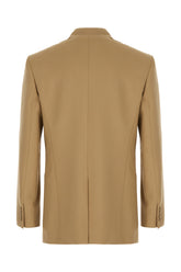 Khaki green wool blazer -  | High Quality Luxury Handbag Shop